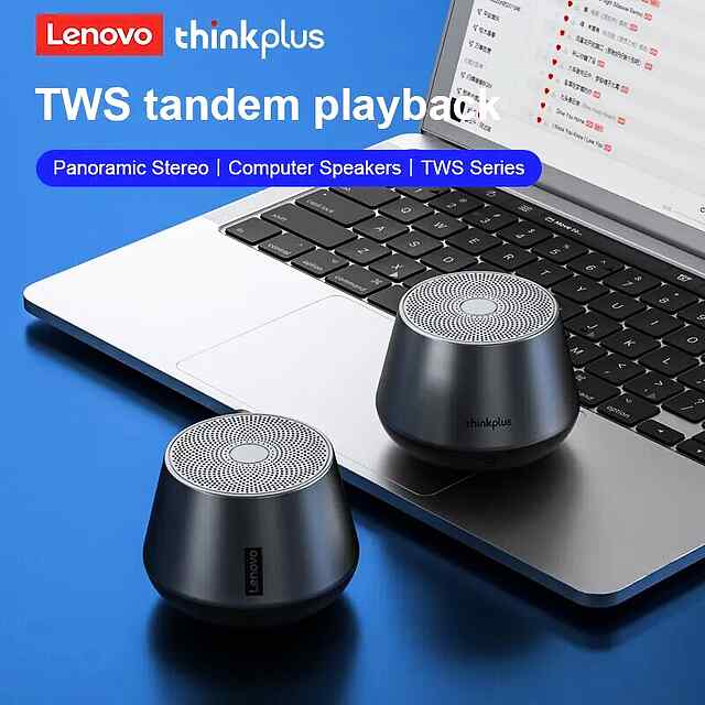 Lenovo K3 Pro Bluetooth-колонка - портативна стерео TWS з мікрофоном і батареєю на 1200 мАг. - 2 фото товару