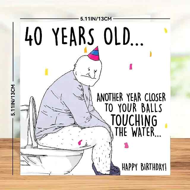 Листівка   Конверт у подарунок на день народження для чоловіків. Унікальний дизайн. - 2 фото товару