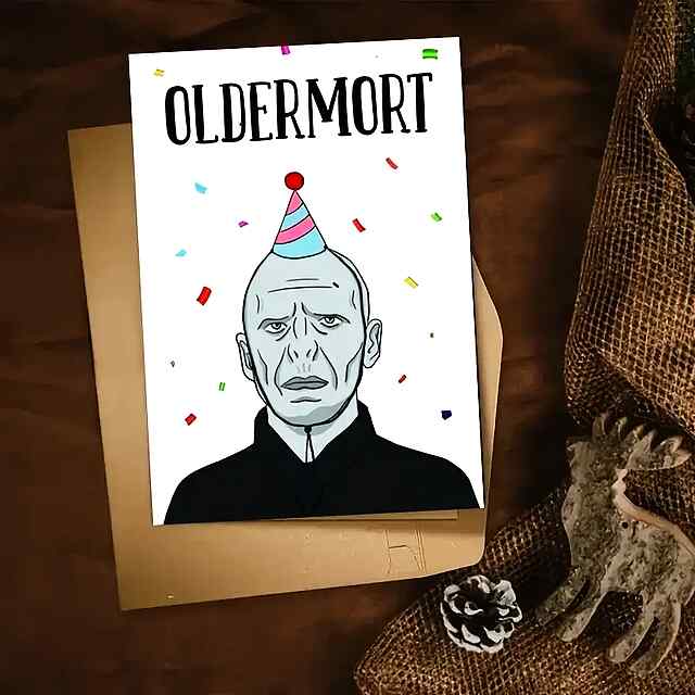 Листівка Олдемор на день народження з конвертом – магічний подарунок. - 0 фото товару