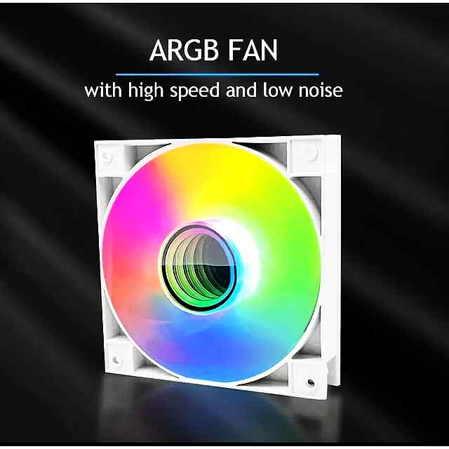 MANMU 240ARGB/RGB Рідинний кулер AIO - RGB підсвітка, PWM, підтримка LGA1700/AM5/AM4 та інші сокети. - 2 фото товару