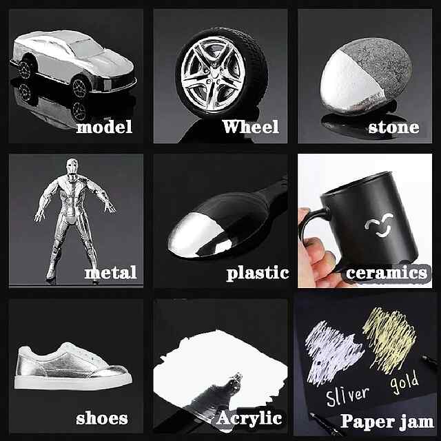 Маркер-дзеркало Хром ✨ Ремонт і декор каменю/скла/металу/кераміки - 2 фото товару