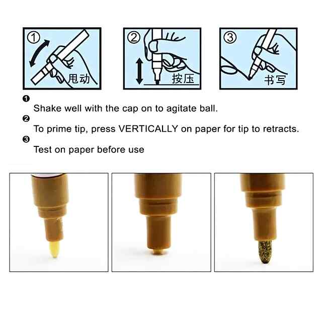 Маркер-дзеркало металік | Глянсовий ефект ✨ Для пластику, скла, каменю та кераміки. Відреставруйте! - 3 фото товару