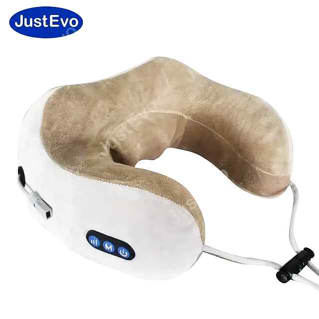Масажер шиї Justevo U-подібний, гіпоалергенний, з USB-підзарядкою. - 2 фото товару