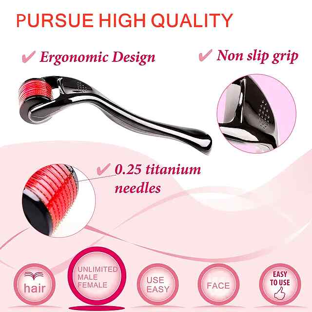 Мезоролер на 540 титанових голках для омолодження та відновлення шкіри - 1 фото товару