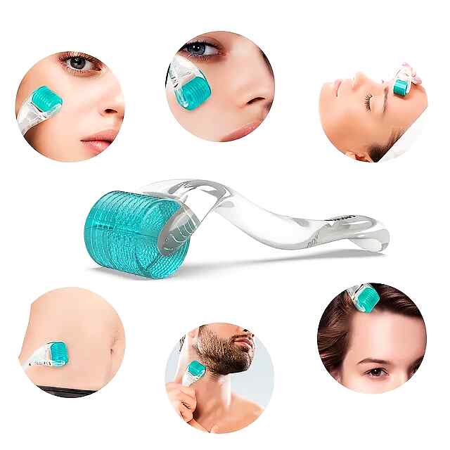 Мезоролер титан 0.25 мм - омолодження обличчя та бороди (192 голки) - 1 фото товару