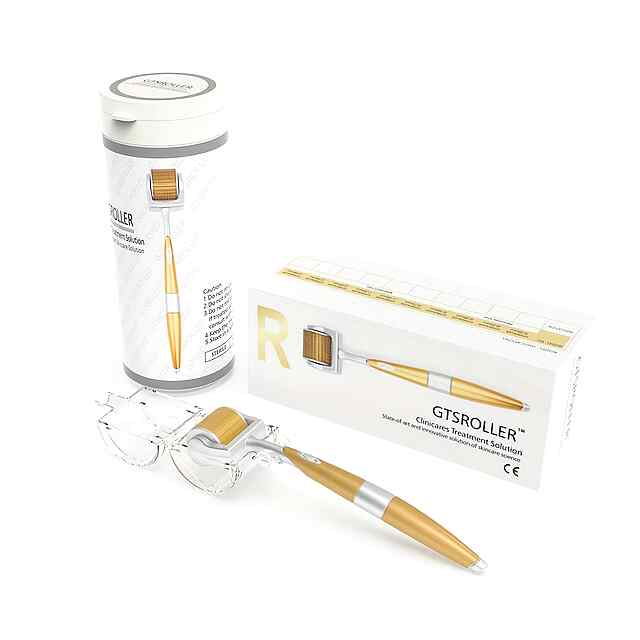 Мікроголковий мезоролер 0.25 мм для обличчя, бороди та волосся — дермароллер з титану - 0 фото товару