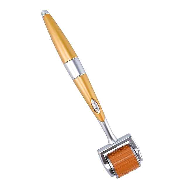 Мікроголковий мезоролер 0.25 мм для обличчя, бороди та волосся — дермароллер з титану - 3 фото товару