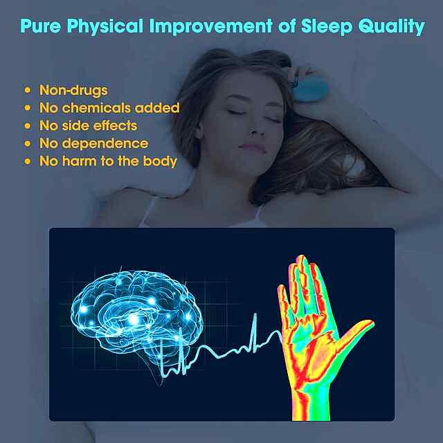 Мікрострумовий прилад для якісного сну EMS – білий колір - 1 фото товару