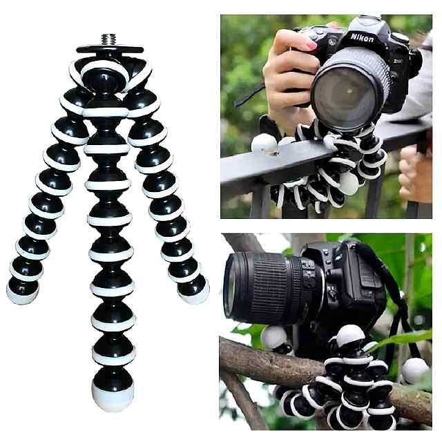 Міні-трипод регул. вис. для смартфона, фото/відеозйомки з нержав. сталі