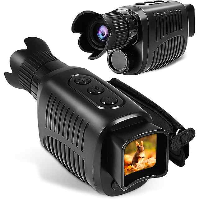 Монокуляр нічного бачення 1080P HD - ІЧ камера, цифр. зум 5х, до 300 м