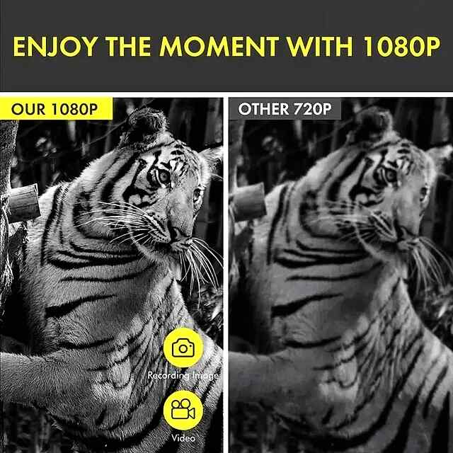 Монокуляр нічного бачення 1080P HD   ІК-камера та 5X зум. Полювання, спостереження, туризм. Україна - 2 фото товару