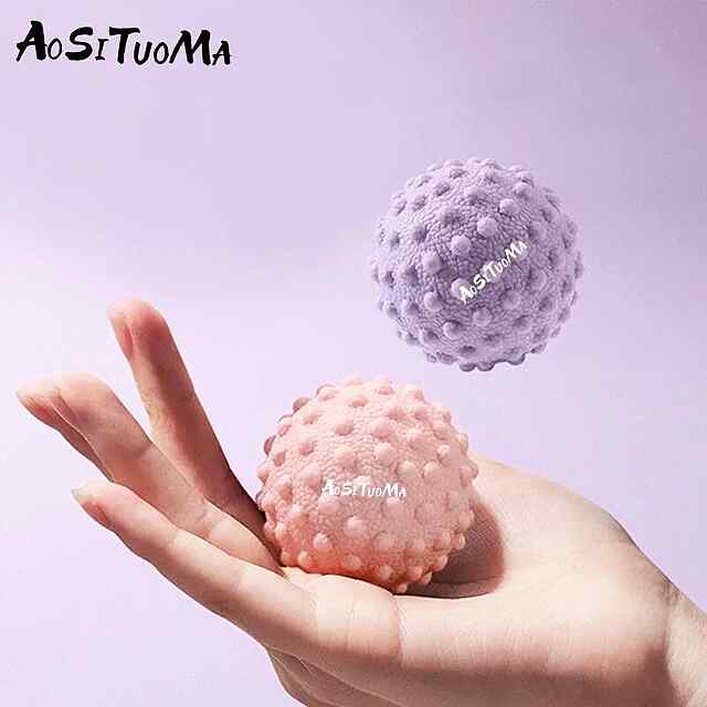 М'яч для міофасціального масажу, середньої твердості, 5см, зелений - 2 фото товару