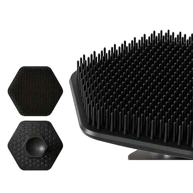 М'яка силіконова щітка-масажер для обличчя та бороди – очищення та догляд за шкірою - 3 фото товару