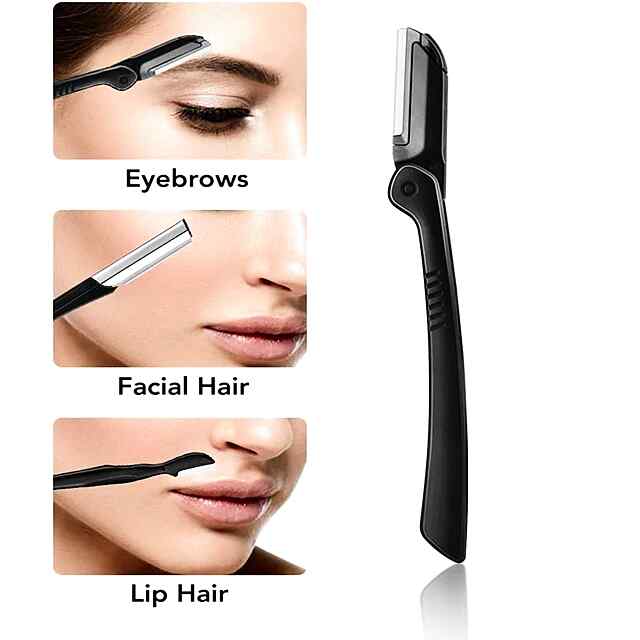 Набір для брів і бороди 3в1 - тример, пінцет, бритва. Догляд за собою. - 3 фото товару