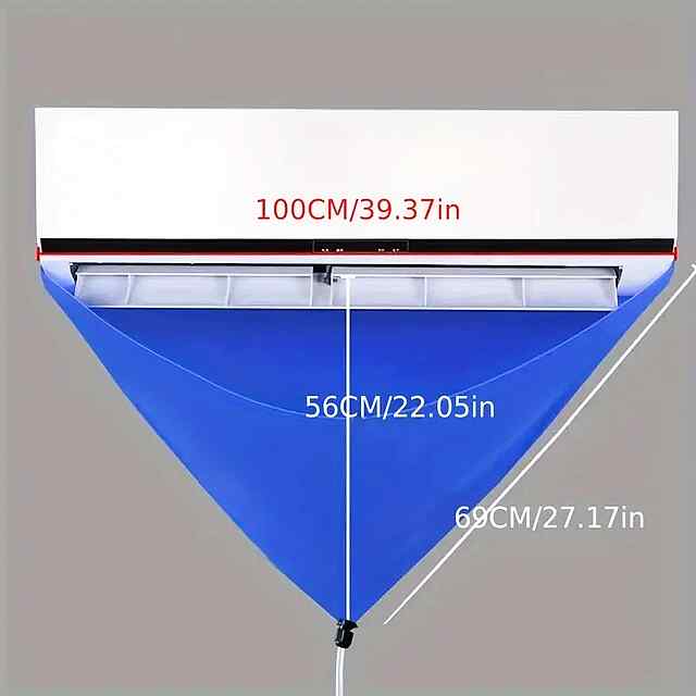 Набір для чищення кондиціонера: багаторазовий чохол   аксесуари - чистота без зусиль! - 2 фото товару