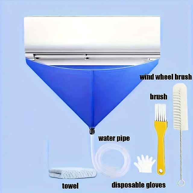 Набір для чищення кондиціонера: багаторазовий чохол   аксесуари - чистота без зусиль! - 3 фото товару