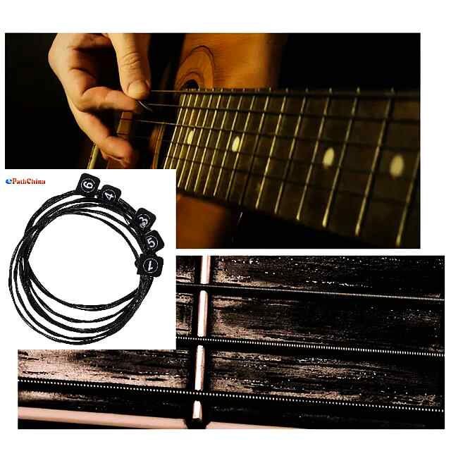 Набір нейлонових струн для класичної гітари (6 шт.) для новачків та школи - 0 фото товару