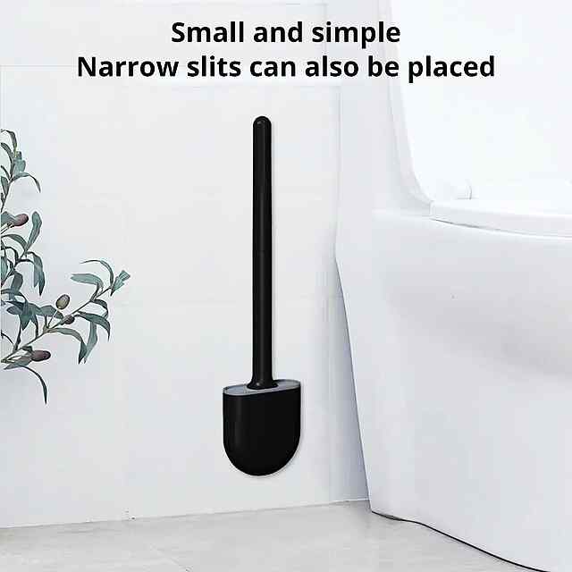 Настінний йоршик для унітазу з силіконовою щіткою - швидковисихаючий і ефективний