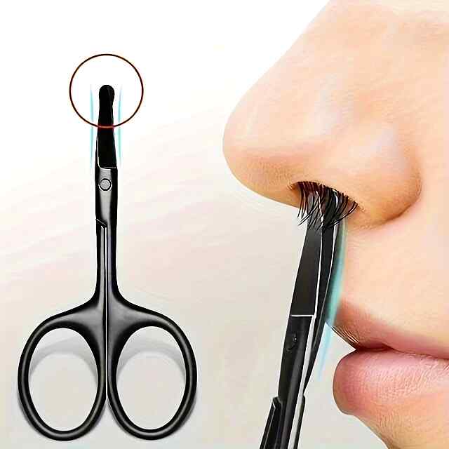 Ножиці професійні нержавіючі для видалення волосся на обличчі та тілі - 0 фото товару