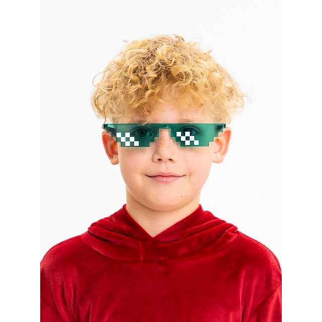 Окуляри Thug Life Pixel Art Зелені Вечірка Косплей ТікТок - 2 фото товару