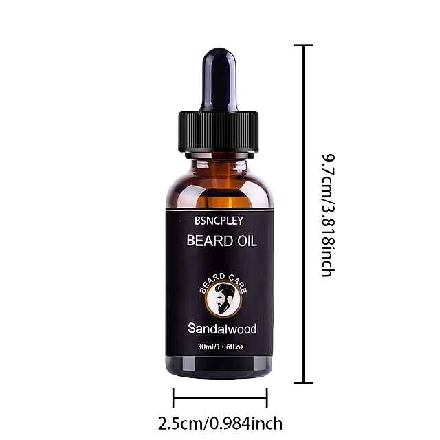 Олія 30 мл для Бороди з Сандалом - Живлення та Зволоження ✨ Україна - 1 фото товару