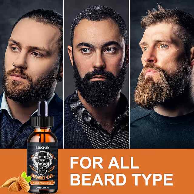 ???? Олія для бороди з мигдалем, гліцерином та кастором 30 мл — зволоження, живлення. Для догляду за бородою та шкірою обличчя. Без спирту, не липка! ✨ Україна - 1 фото товару
