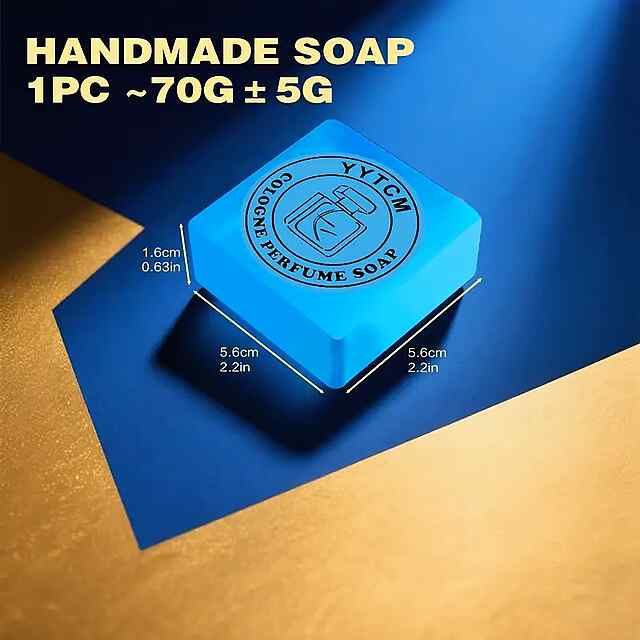 Парфумоване мило-колонія ручної роботи унісекс з м'ятою - 2 фото товару