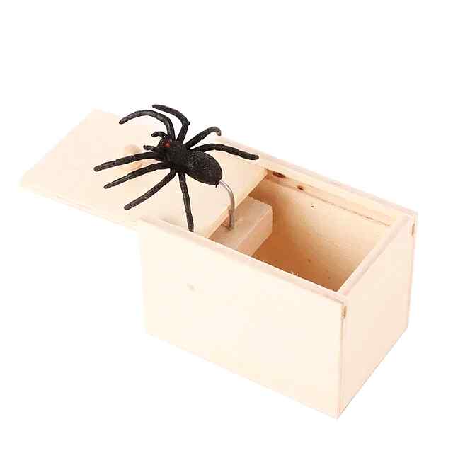 Павук, що вискакує з коробки — трюк-іграшка для розіграшів! - 1 фото товару