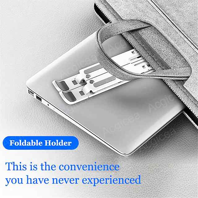 Підставка для ноута складна біла до 15 регульована - 1 фото товару