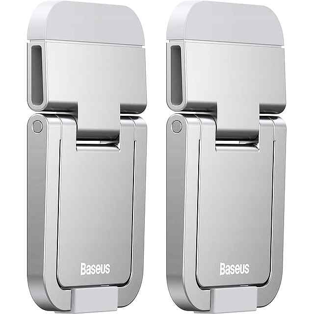 Підставка для ноутбука складана, регульована висота, охолодження, срібло Україна