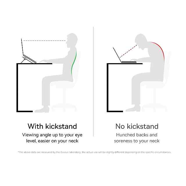 Підставка для ноутбука складана, регульована висота, охолодження, срібло Україна - 3 фото товару