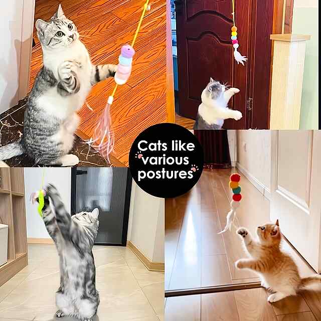 Підвісний черв'як: інтерактивна іграшка для котів та кошенят (30 г) - 1 фото товару