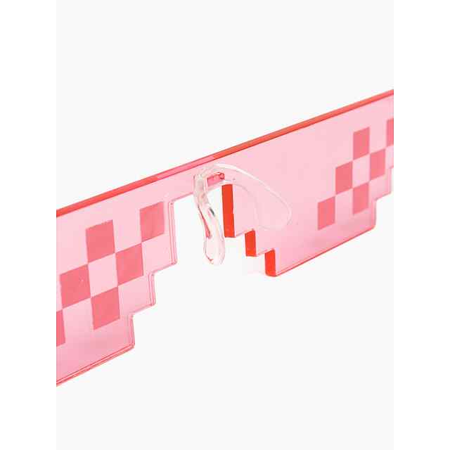 Піксельні окуляри Thug Life Рожеві – Стиль 8-bit для вечірки! - 3 фото товару
