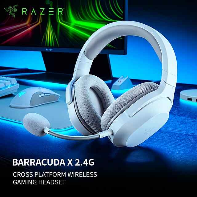 Razer Barracuda X – бездротова ігрова гарн. для всіх пристроїв   мікрофон, якісний звук, комфорт, Bluetooth/2.4 ГГц/3.5 мм. Купити в Україні! - 1 фото товару