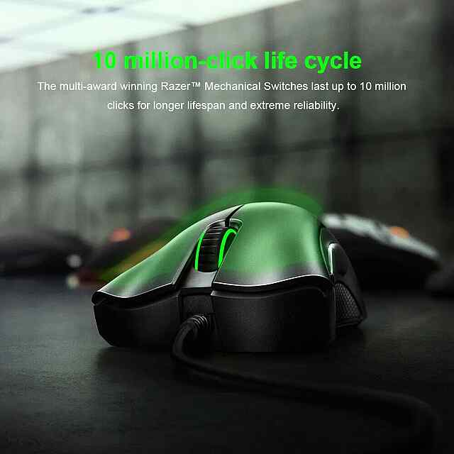 Razer Deathadder Essential 6400DPI Ігрова Мишка Провідна з 5 Кнопками для ПК - 2 фото товару