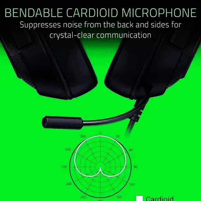 ???? Razer Kraken X: Ігрові навушники 7.1 Surround Sound   Гнучкий Мікрофон для ПК, Xbox, PS4, Switch - 3 фото товару