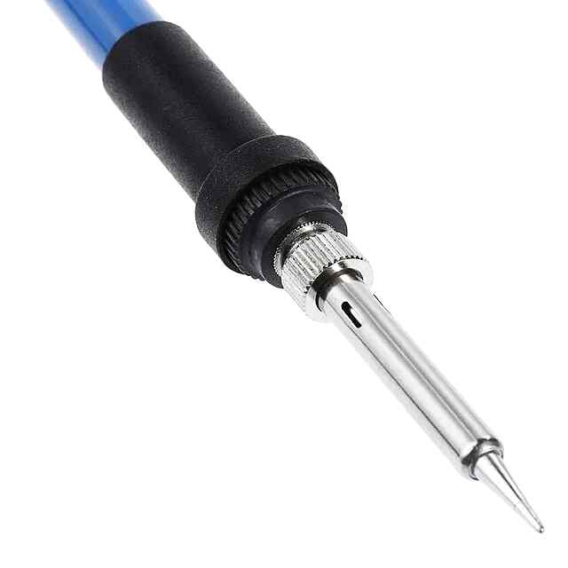 Регульований паяльник 60Вт 220В Керамічний з євровилкою 200-450C - 1 фото товару