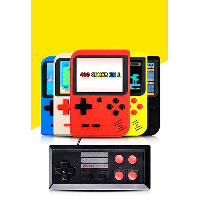 Retro Game Box: Портативна приставка Dendy з 400 іграми, кольоровий екран. - 3 фото товару
