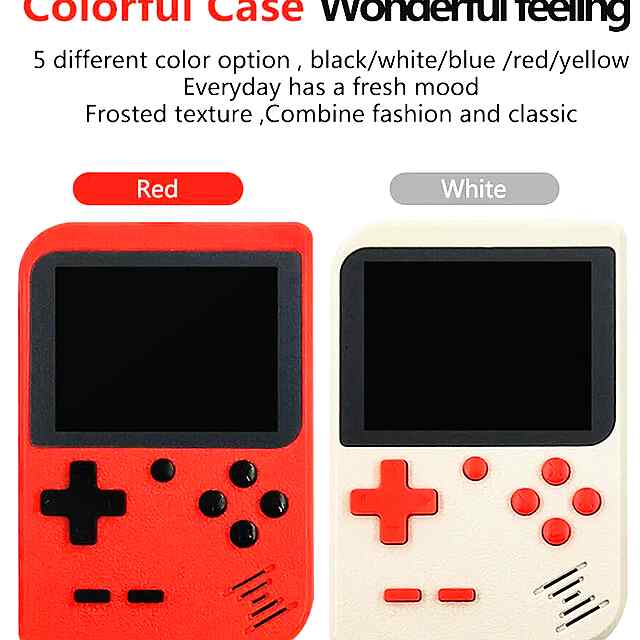 Retro Game Box: Портативна приставка з 400 Dendy-іграми 8Bit   TV out, до 6год. - 1 фото товару