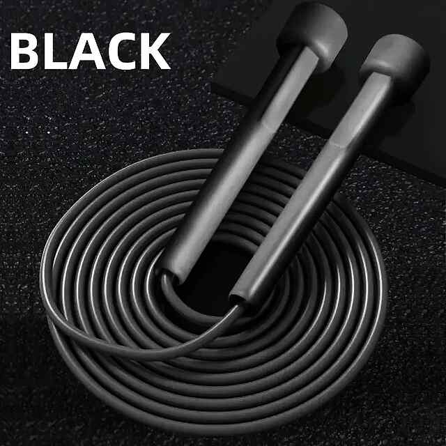 Рожева скакалка з антиковзною ручкою, міцна мотузка, регулювання довжини - фітнес та спорт - 1 фото товару