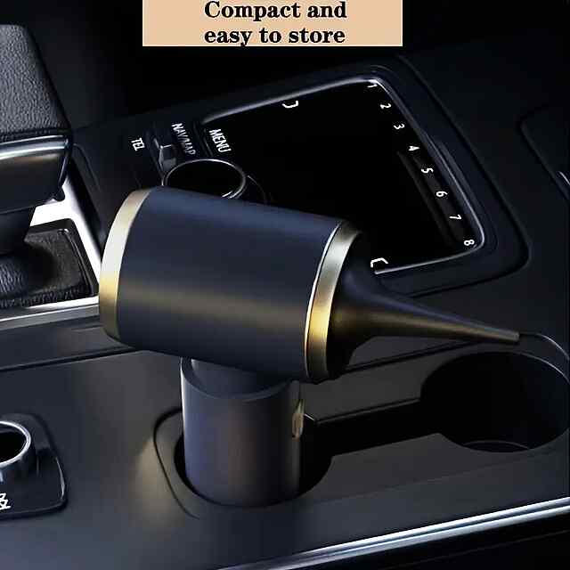 Ручний компресор   Пилосос для ПК/Авто: Бездротовий, Потужний, Type-C 2-в-1 - 3 фото товару