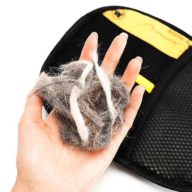 Рукавичка для видалення шерсті тварин - статична електрика та 2 щетини - 1 фото товару