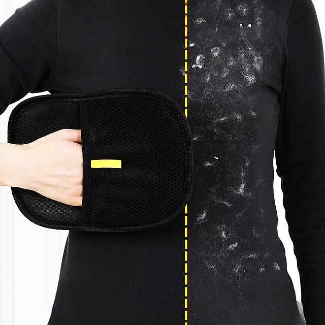 Рукавичка для видалення шерсті тварин XL (24х18 см) - подвійна сила! Прибирання без зусиль. Підходить для собак та котів. Багаторазова.