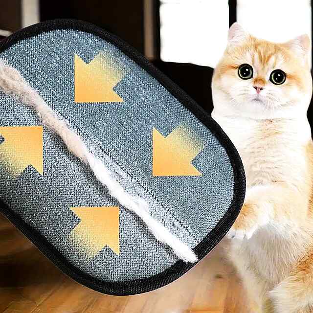 Рукавичка для видалення шерсті тварин XL (24х18 см) - прибирає пух з меблів та одягу! - 1 фото товару