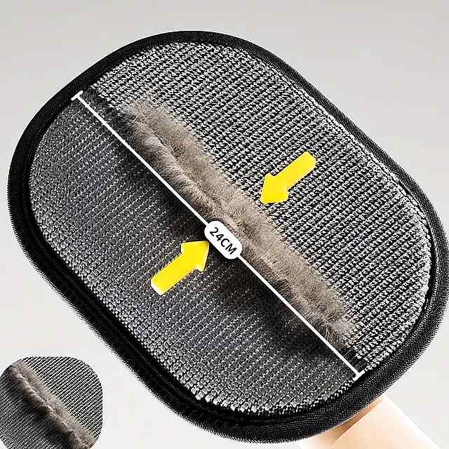 Рукавичка для видалення шерсті тварин зі статичною електрикою (для котів/собак) - 3 фото товару