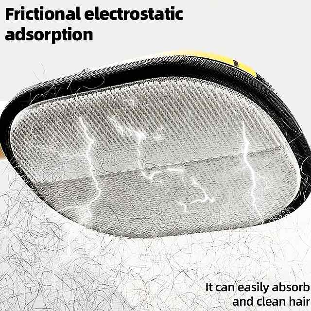 Рукавичка для видалення шерсті тварин зі статичною електрикою, двостороння, універсальна ???????????? - 1 фото товару