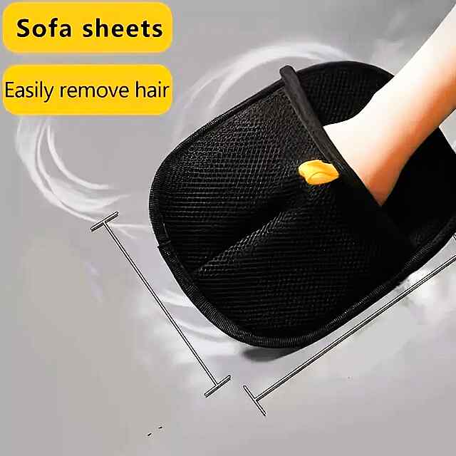 Рукавичка для чищення від шерсті домашніх тварин – S (20-15 см)