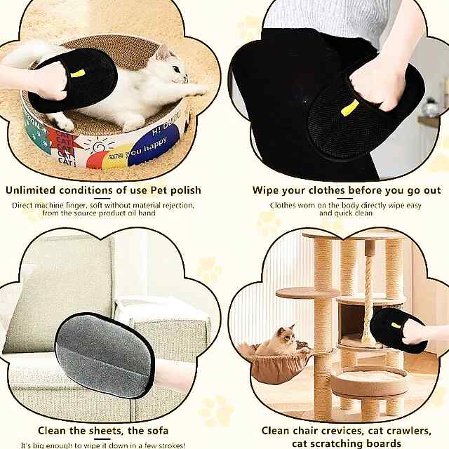 Рукавичка від шерсті домашніх улюбленців. Розмір S. Україна. ????????????✨???? - 3 фото товару