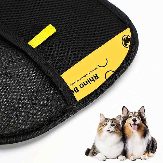 Рукавиця для видалення шерсті тварин - статична електрика та щетина XL - 1 фото товару