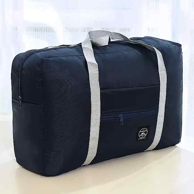 Складана дорожня сумка для спортзалу, тренувань та подорожей. Поліестер, багато відділень. Складная дорожная сумка купить. - 2 фото товару